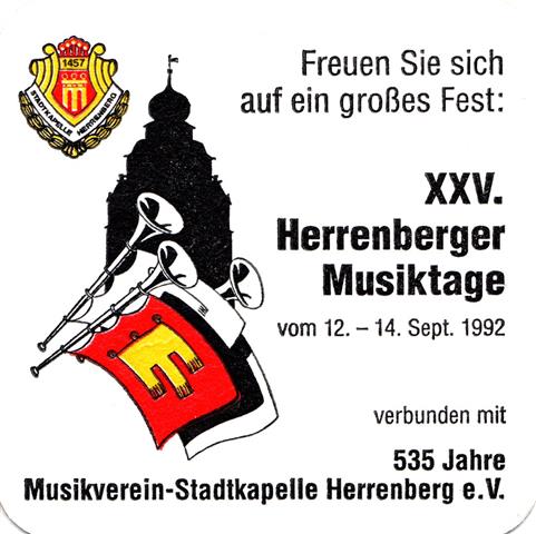 herrenberg bb-bw musikverein 1a (quad185-freuen sie sich 1992) 